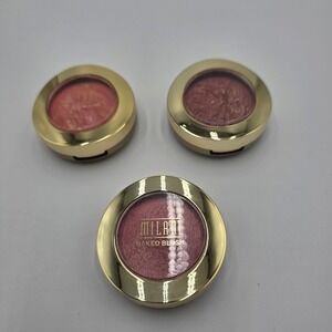 Milani Baked Blush 3 Piece Bundle Dolce Pink 01 Corallina 08 Red Vino 09 0.12oz